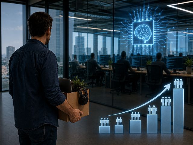 Служба занятости Израиля: с появлением ИИ-платформ доля хайтекистов среди безработных утроилась
