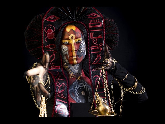3-е место в номинации Facepaint. Работа Jasmiina Walters, Финляндия. Предоставлено WBF