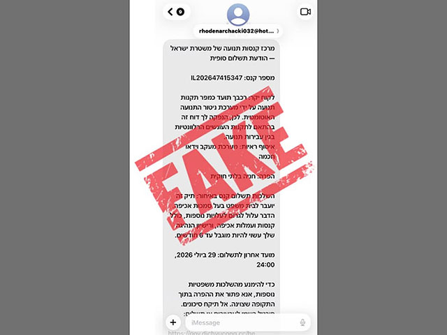 Полиция предупреждает о мошеннических SMS с требованием оплатить дорожный штраф