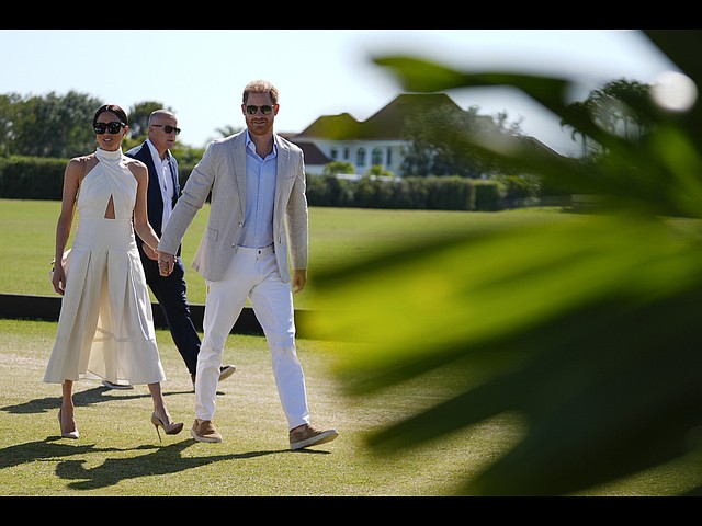 С мужем принцем Гарри, 2024 год