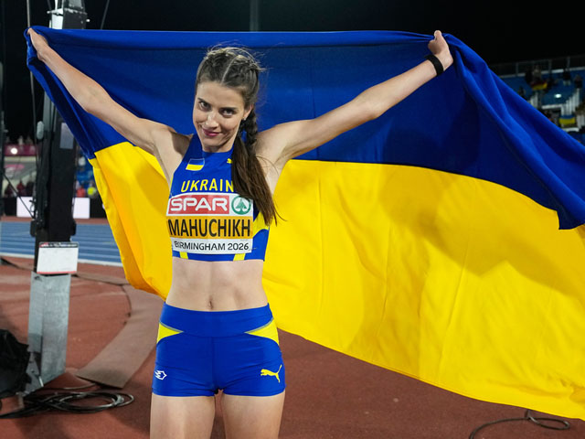 Прыжки в высоту. Украинка Ярослава Магучих стала трехкратной чемпионкой Европы