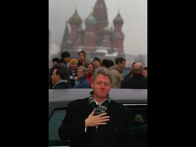 На Красной площади в Москве. 1994 год