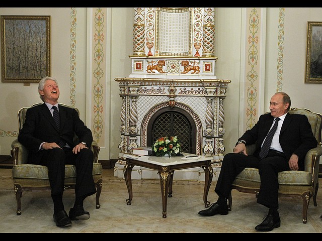 С Владимиром Путиным, 2010 год