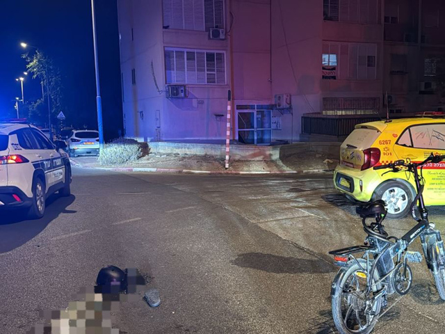В Кирьят-Гате велосипедист получил тяжелые травмы