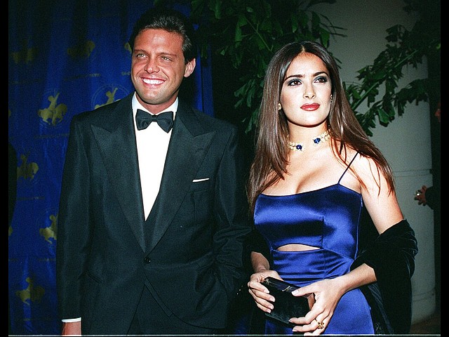 С певцом Луисом Мигелем. 1996 год
