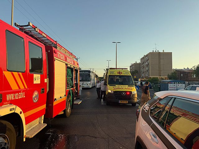 Пожар в Эйлате, один пострадавший в тяжелом состоянии
