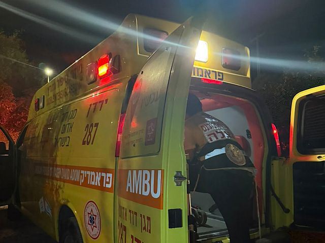 Около Кинерета автомобиль врезался в дерево, водитель в тяжелом состоянии
