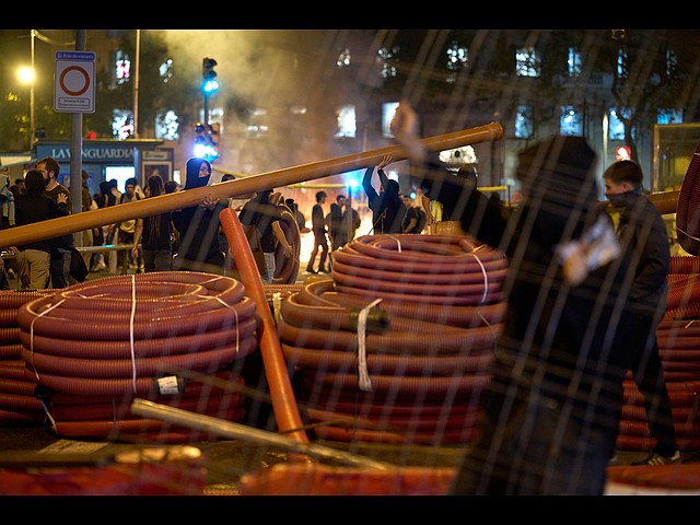 Протесты против жилищного кризиса в Барселоне. Фоторепортаж