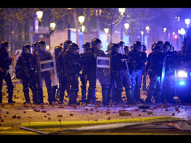 Протесты против жилищного кризиса в Барселоне. Фоторепортаж
