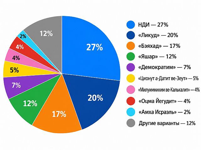 Выборы в Кнессет 26-го созыва. Результаты виртуального exit poll Newsru.co.il