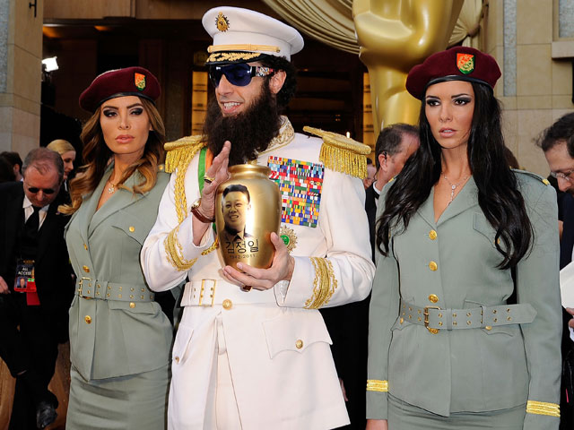 Саша Барон Коэн на церемонии "Оскар": генерал Алладин с волшебным прахом Ким Чен Ира