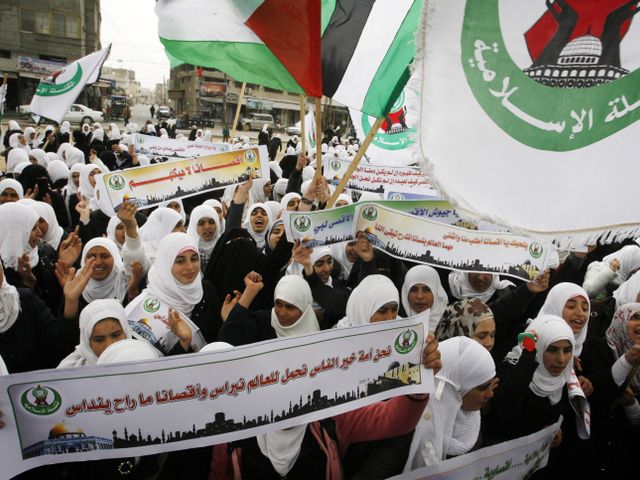 Демонстрация в Рафиахе в защиту мечети Аль-Акса. 29.02.2012