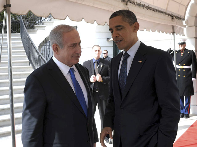 Биньямин Нетаниягу и Барак Обама. Вашингтон, 5 марта 2012 года