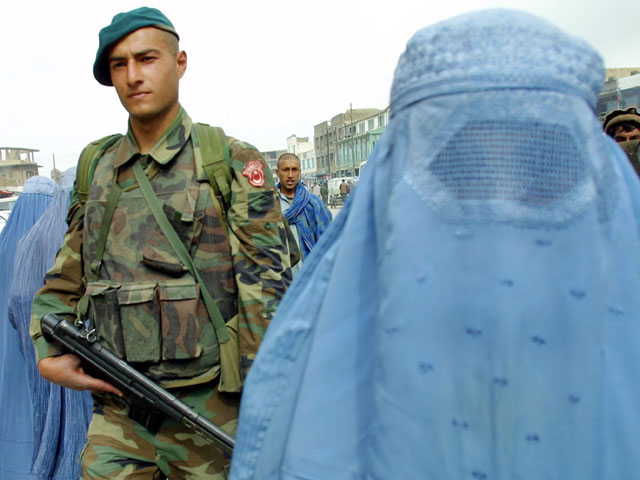 Турецкий военнослужащий в Афганистане