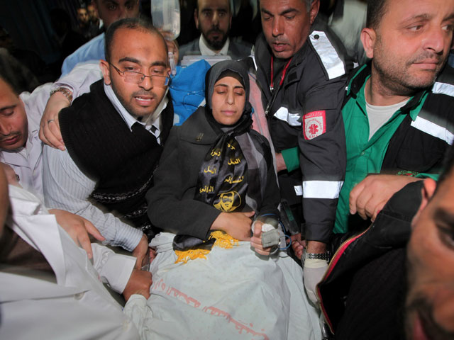 Ханаа Шалаби в Газе. 1 апреля 2012 года