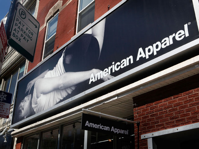 Реклама American Apparel в Чикаго