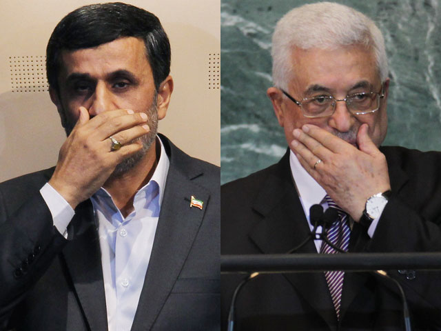Махмуд Ахмадинеджад и Махмуд Аббас