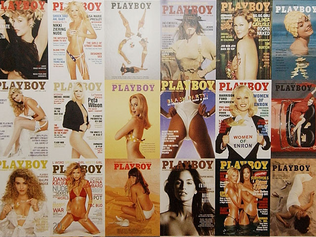 Обложки Playboy разных лет