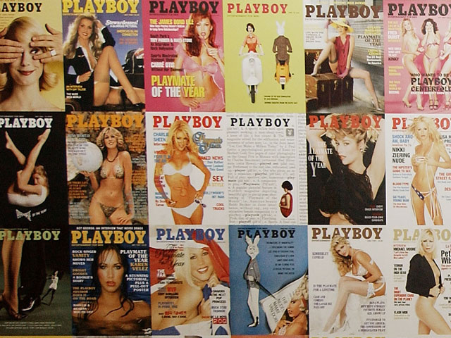 Обложки Playboy разных лет