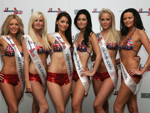 Участницы конкурса "Мисс Великобритания" (архив)