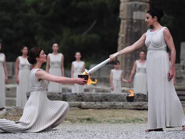 В Греции началась эстафета олимпийского огня