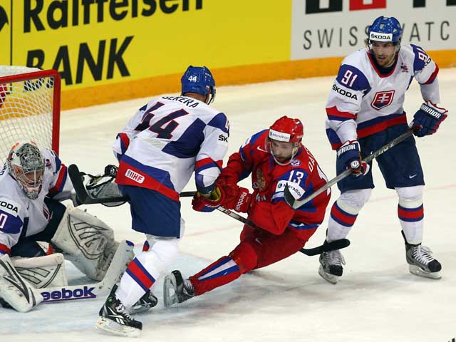 Россияне стали чемпионами мира по хоккею, разгромив сборную Словакии