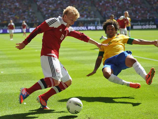 В Гамбурге сборная Бразилии победила датчан