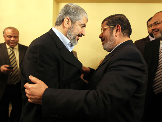 Халид Машаль и Мухаммад Мурси
