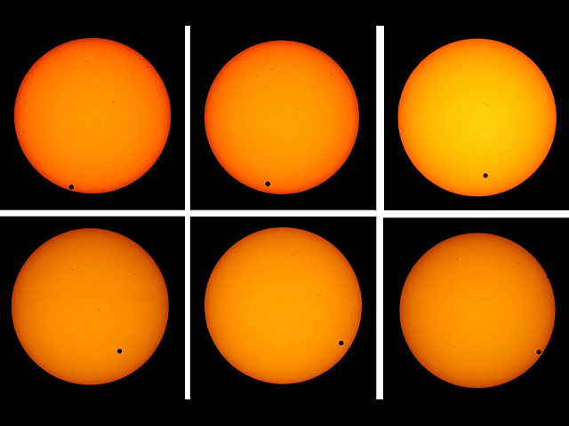 Прохождение Венеры по диску Солнца в июне 2004 года