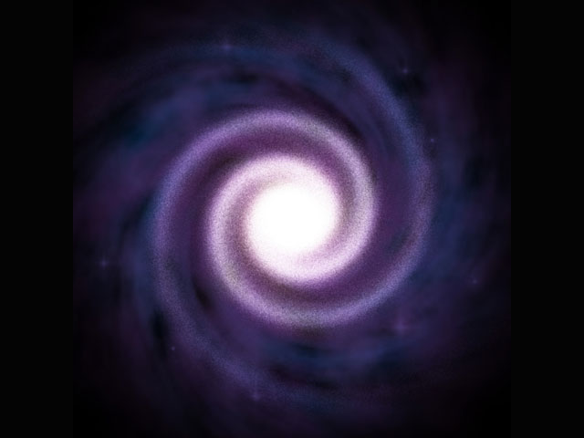 Спиральная галактика. "Ближневосточный НЛО" был похожей формы