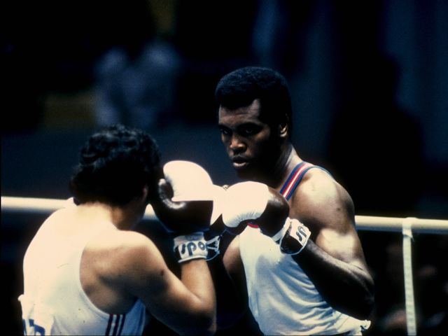 Теофило Стивенсон на Олимпиаде-1980 в Москве