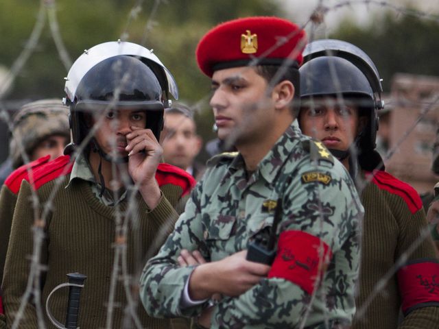 Египетские военные полицейские (иллюстрация)