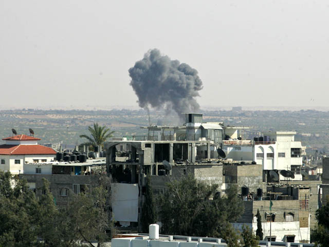 ВВС Израиля нанесли ответный удар по палестинским ракетчикам