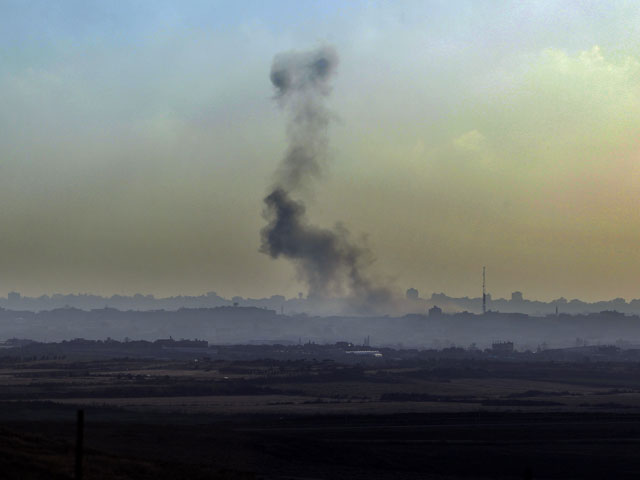 После удара по цели в Газе. Июнь 2012 года