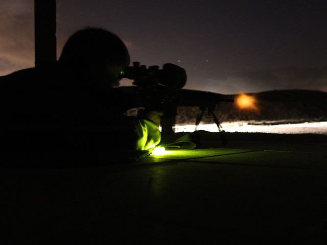 Снайпер спецназа пограничной полиции МАГАВ в Иудее и Самарии (ЯМАС)
