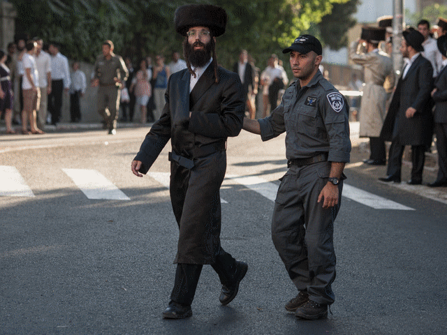 В центре Иерусалима прошла демонстрация ультраортодоксов, 23 июня 2012 года