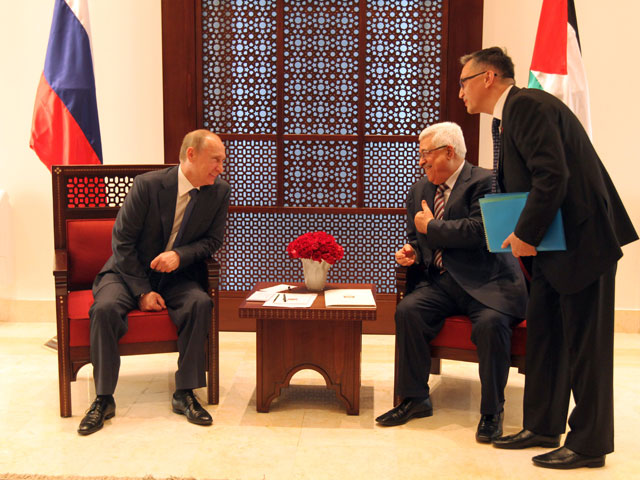 Начало переговоров Путина и Аббаса в Вифлееме. 26 июня 2012 года