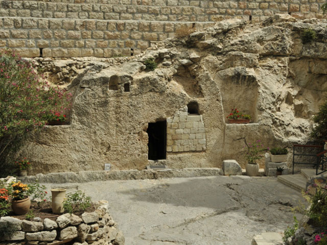 "Садовая могила", древнее еврейское пещерное захоронение, расположенное к северу от Старого города Иерусалима