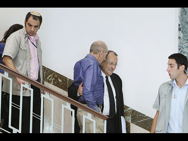 Эхуд Ольмерт после суда. 10 июля 2012 года