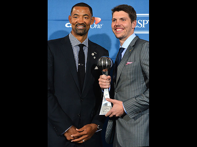 Джуван Ховард и Майк Миллер на церемонии ESPY Awards