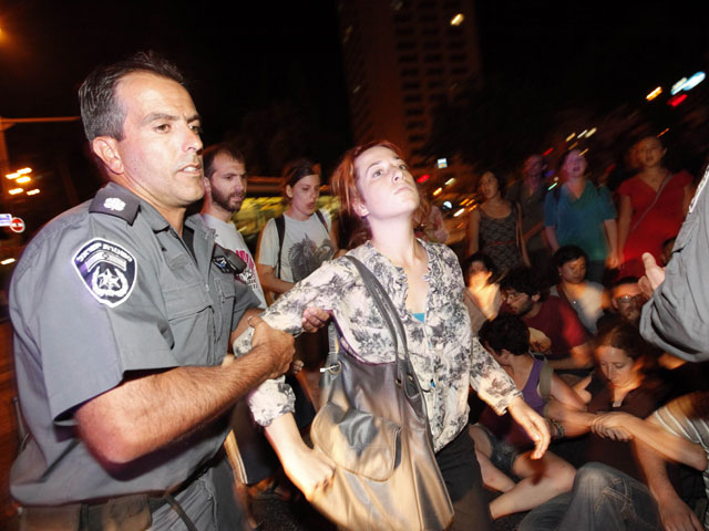 Акция солидарности с Моше Сильманом. Иерусалим, 15 июля 2012 года