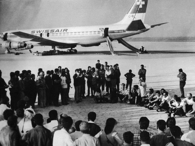 6 сентября 1970 года боевики НФОП угнали четыре самолета, попытка угона самолета "Эль-Аль" провалилась