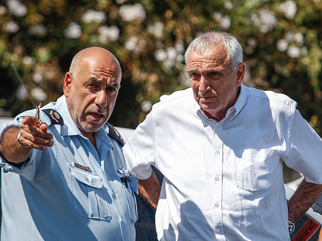За ходом учений наблюдали министр внутренней безопасности Ицхак Аронович и глава иерусалимской полиции Нисо Шахам