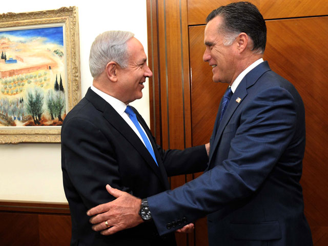 Митт Ромни и Биньямин Нетаниягу. Иерусалим, 29 июля 2012 года
