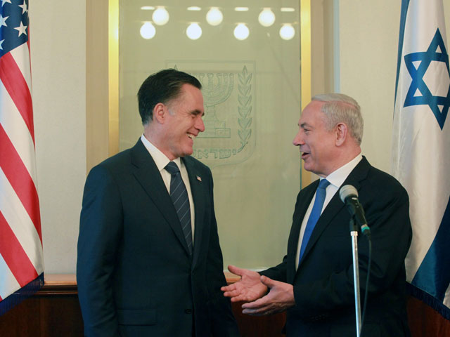 Митт Ромни и Биньямин Нетаниягу. Иерусалим, 29 июля 2012 года