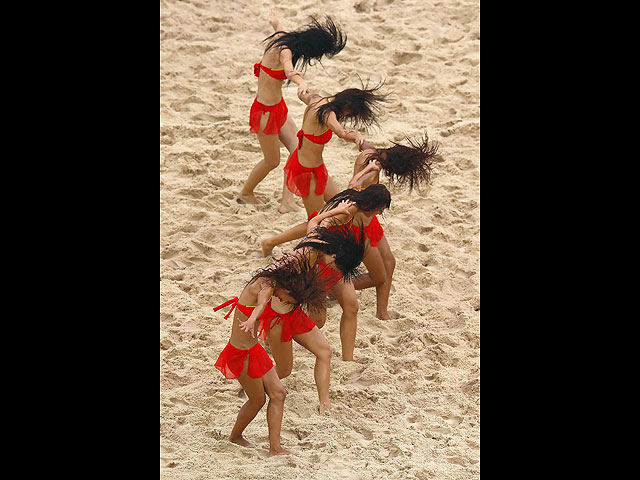 "Подтанцовка" пляжного волейбола на Олимпиаде 2008 