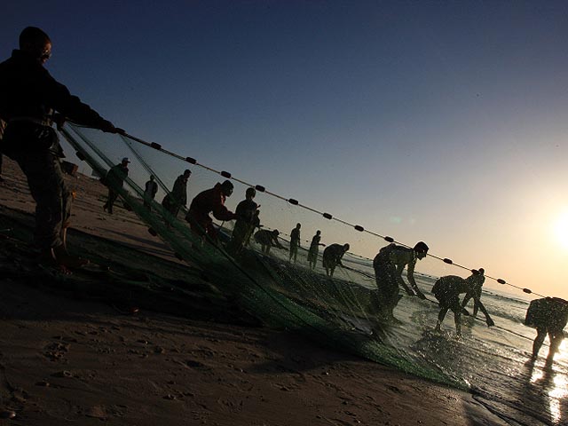 Рыбаки в Газе