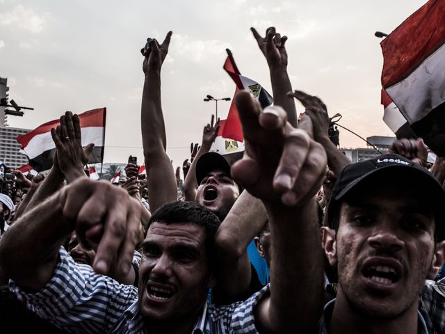 Демонстрация исламистов в Египте (иллюстрация)