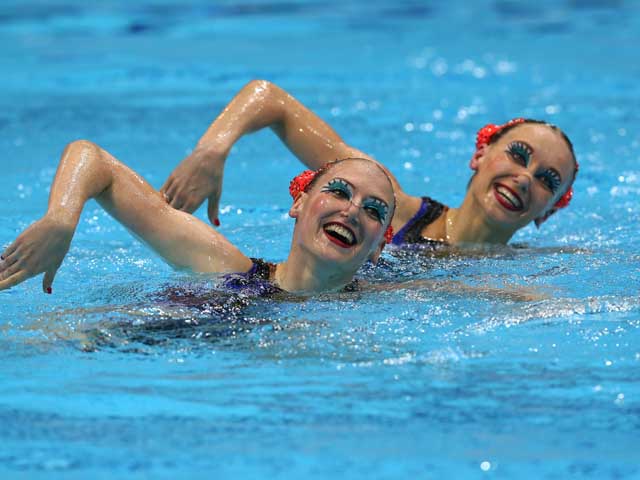 Синхронное плавание: золото завоевали россиянки Ищенко и Ромашина