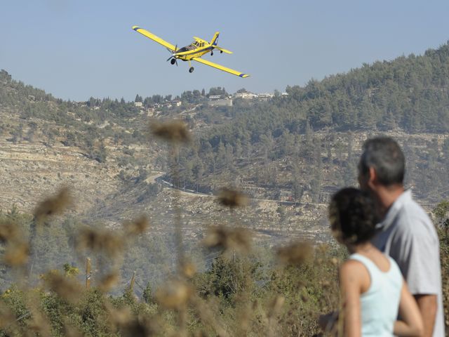 Лесной пожар под Иерусалимом